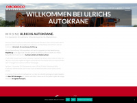 autokrane-ulrichs.de Webseite Vorschau
