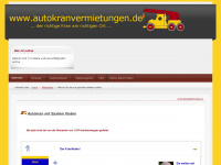 autokranvermietungen.de Webseite Vorschau