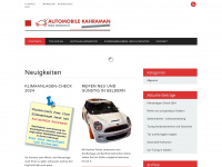 automobile-kahraman.de Webseite Vorschau