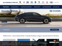 automobile-koehler.de Webseite Vorschau