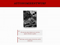 autonomieentwurf.de Webseite Vorschau