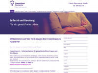 frauenhaus-hannover.org Webseite Vorschau