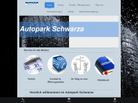 autopark-schwarza.de Webseite Vorschau