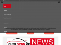 autosenn.ch Webseite Vorschau