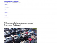 autoverwertung-busch.de Webseite Vorschau