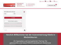 autoverwertung-kibele.de Webseite Vorschau