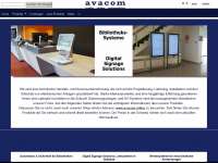 avacom.ch Webseite Vorschau