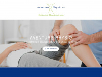 aventure-physio.ch Webseite Vorschau