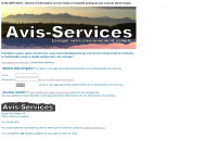 avis-services.ch Webseite Vorschau