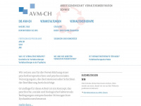 avm-ch.ch Webseite Vorschau