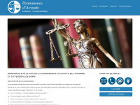 avocatpermanence.ch Webseite Vorschau