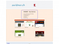 awidmer.ch Webseite Vorschau