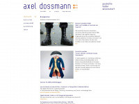 axel-dossmann.de Webseite Vorschau