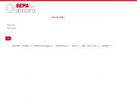 sepa-europe.com Webseite Vorschau