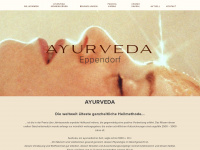 ayurveda-eppendorf.de Webseite Vorschau