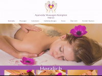 ayurveda-massagen-kempten.de Webseite Vorschau