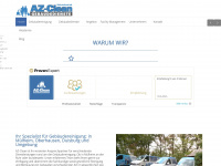 az-clean.de Webseite Vorschau