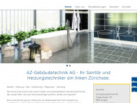 az-gebaeudetechnik.ch Webseite Vorschau