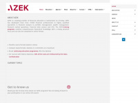 azek.ch Webseite Vorschau