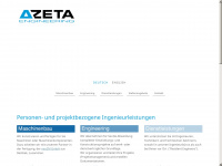 azeta.de Webseite Vorschau