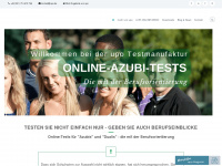 azubi-einstellungstest.de Webseite Vorschau