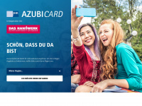 azubicard.de Webseite Vorschau