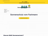 b-b-sonnenschutz.de Webseite Vorschau