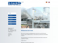 b-teck.de Webseite Vorschau