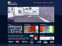 baaske-malerbetrieb.de Webseite Vorschau