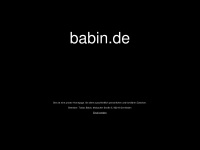 babin.de Webseite Vorschau