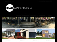 bach-sonnenschutz.de Webseite Vorschau