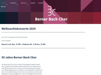 bachchor.ch Webseite Vorschau