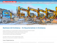 bachmann-bau.ch Webseite Vorschau