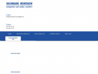bachmann-montagen.ch Webseite Vorschau
