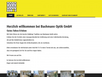 bachmannoptik.ch Webseite Vorschau