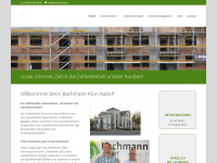 bachmannag.ch Webseite Vorschau