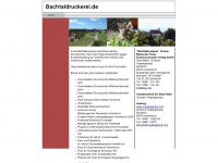 bachtaldruckerei.de Webseite Vorschau