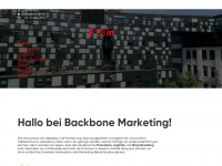 back-bone.at Webseite Vorschau