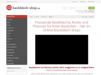backblech-shop.de Webseite Vorschau