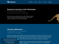 backbone.ch Webseite Vorschau