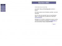 backen-abc.de Webseite Vorschau