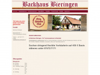 backhaus-bieringen.de Webseite Vorschau