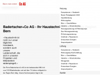 baco.ch Webseite Vorschau