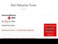 bad-abbacher-kurier.de Webseite Vorschau