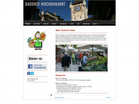 badenerwochenmarkt.ch Webseite Vorschau