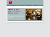 baderhubl.de Webseite Vorschau