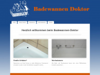 badewannendoktor.ch Webseite Vorschau