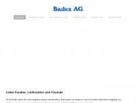badex.ch Webseite Vorschau