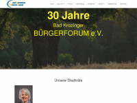 badkrozinger-buergerforum.de Webseite Vorschau