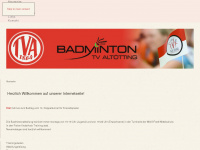 badminton-altoetting.de Webseite Vorschau